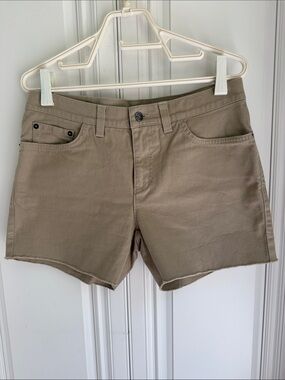 Bogner Taupe Cotton Blend Jean Shorts